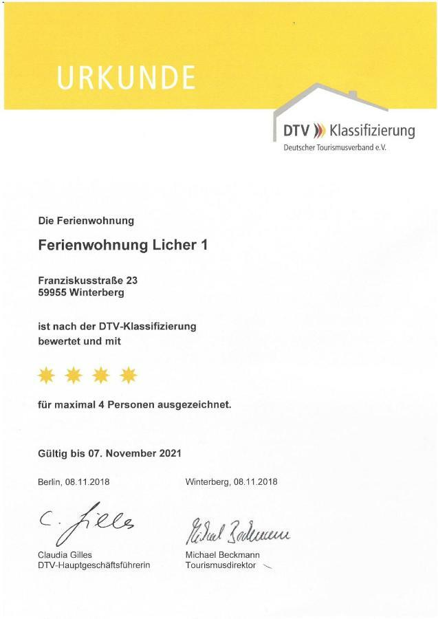 Ferienwohnungen Licher 빈터베르크 외부 사진